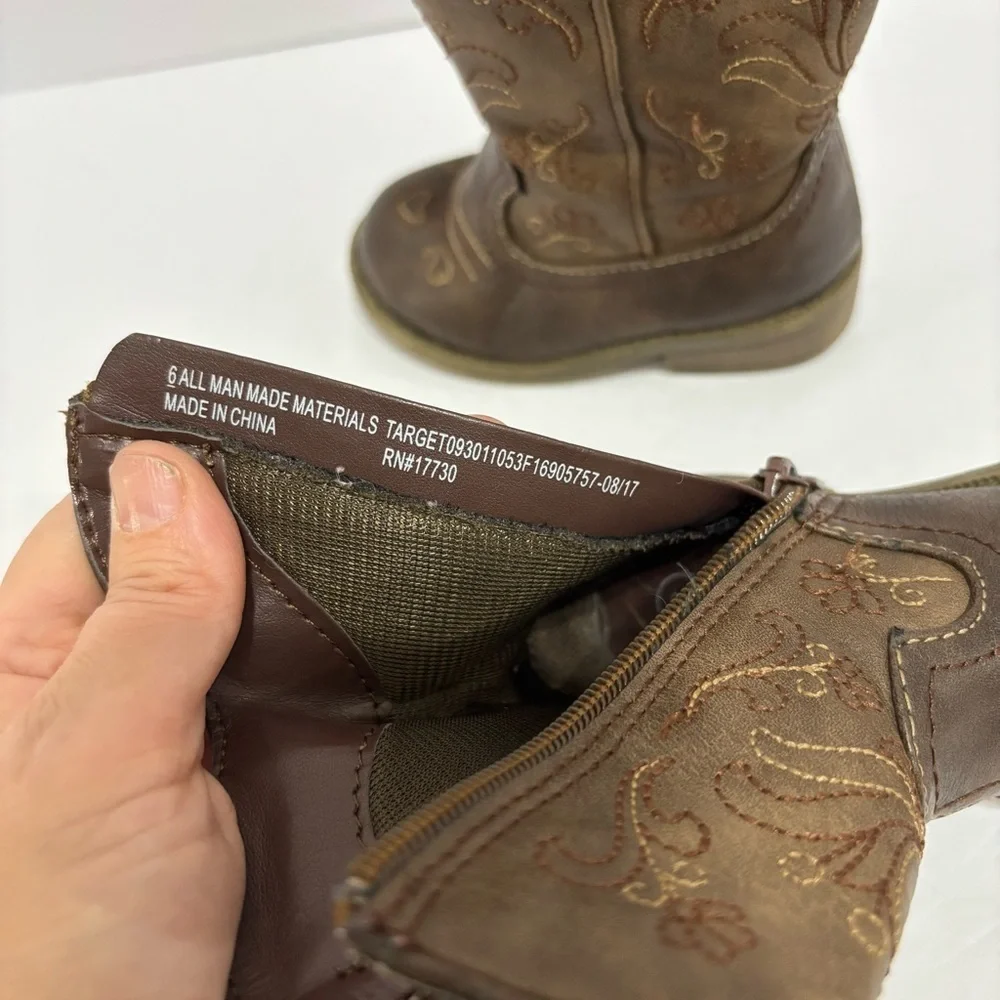 Cat & Jack Brown Kids Boots